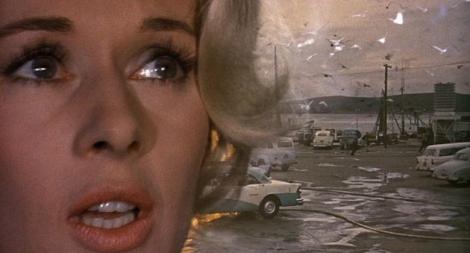 Tippi Hedren in Alfred Hitchcock’s “The Birds.” Courtesy of Universal Pictures.